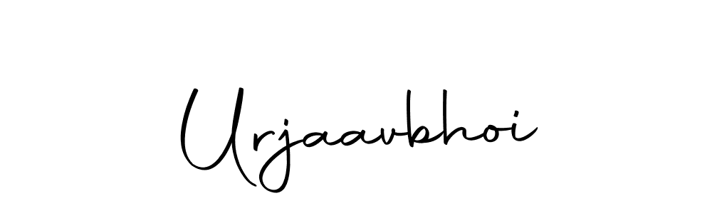 Make a beautiful signature design for name Urjaavbhoi. Use this online signature maker to create a handwritten signature for free. Urjaavbhoi signature style 10 images and pictures png