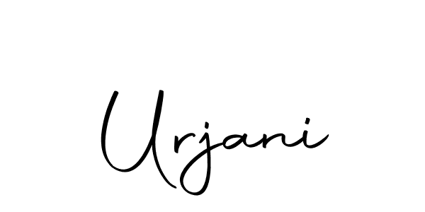 You should practise on your own different ways (Autography-DOLnW) to write your name (Urjani) in signature. don't let someone else do it for you. Urjani signature style 10 images and pictures png