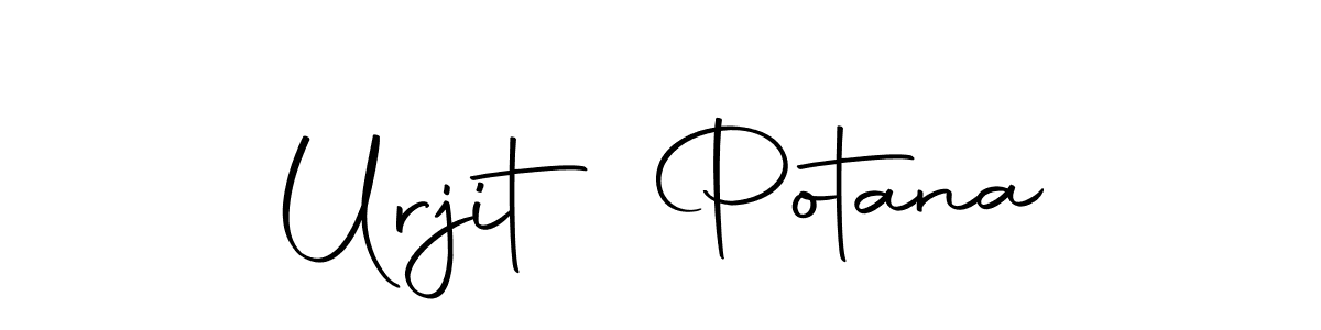 Make a beautiful signature design for name Urjit Potana. With this signature (Autography-DOLnW) style, you can create a handwritten signature for free. Urjit Potana signature style 10 images and pictures png