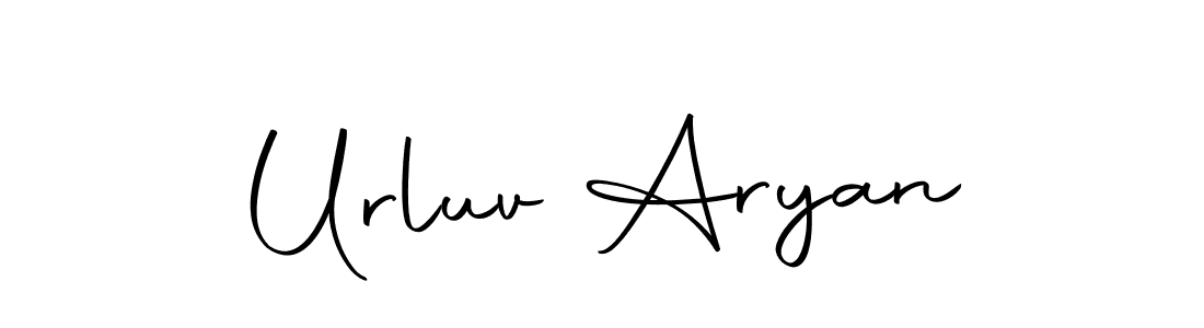 Make a beautiful signature design for name Urluv Aryan. With this signature (Autography-DOLnW) style, you can create a handwritten signature for free. Urluv Aryan signature style 10 images and pictures png