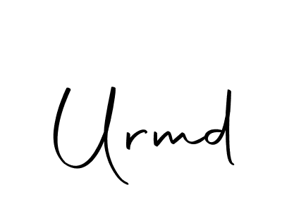 The best way (Autography-DOLnW) to make a short signature is to pick only two or three words in your name. The name Urmd include a total of six letters. For converting this name. Urmd signature style 10 images and pictures png