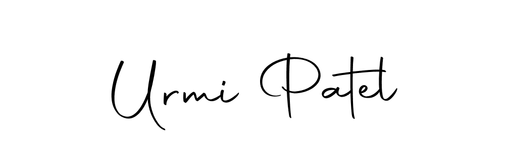 Use a signature maker to create a handwritten signature online. With this signature software, you can design (Autography-DOLnW) your own signature for name Urmi Patel. Urmi Patel signature style 10 images and pictures png