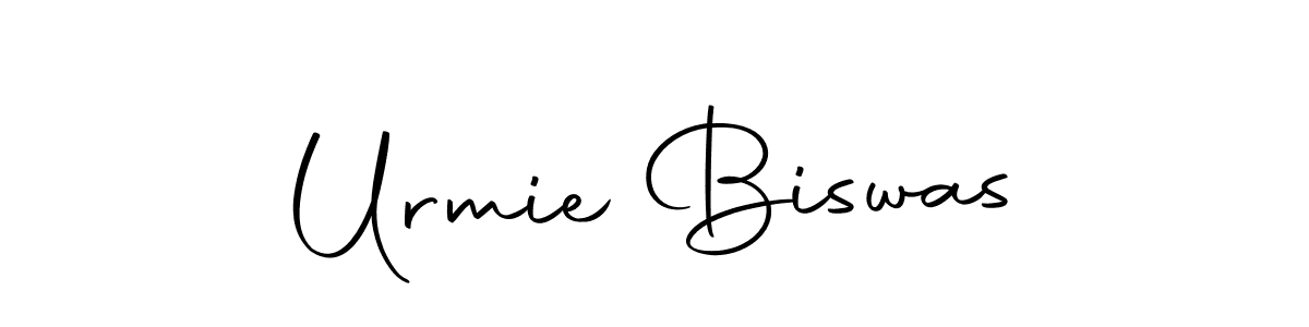 You can use this online signature creator to create a handwritten signature for the name Urmie Biswas. This is the best online autograph maker. Urmie Biswas signature style 10 images and pictures png