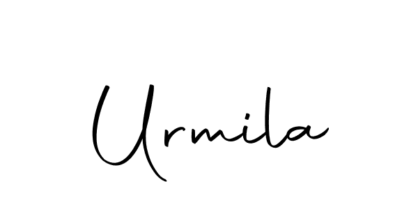 Create a beautiful signature design for name Urmila. With this signature (Autography-DOLnW) fonts, you can make a handwritten signature for free. Urmila signature style 10 images and pictures png