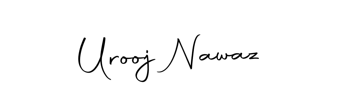 if you are searching for the best signature style for your name Urooj Nawaz. so please give up your signature search. here we have designed multiple signature styles  using Autography-DOLnW. Urooj Nawaz signature style 10 images and pictures png