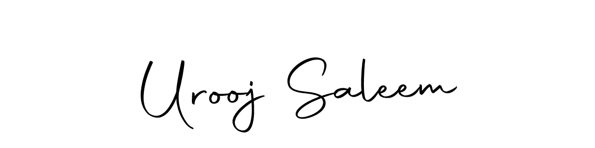 if you are searching for the best signature style for your name Urooj Saleem. so please give up your signature search. here we have designed multiple signature styles  using Autography-DOLnW. Urooj Saleem signature style 10 images and pictures png