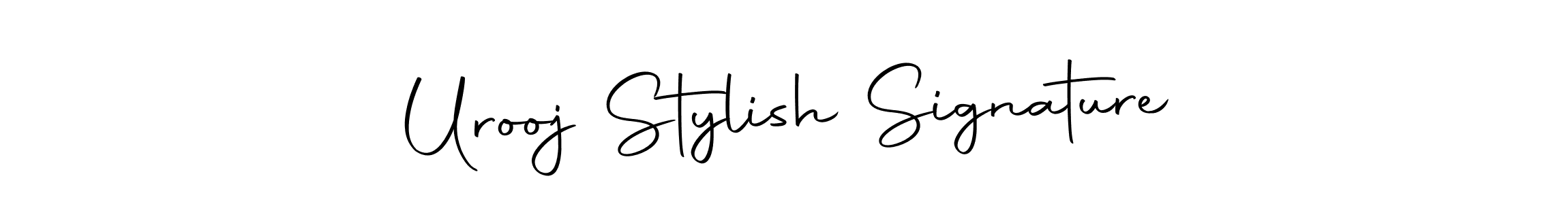 How to make Urooj Stylish Signature name signature. Use Autography-DOLnW style for creating short signs online. This is the latest handwritten sign. Urooj Stylish Signature signature style 10 images and pictures png