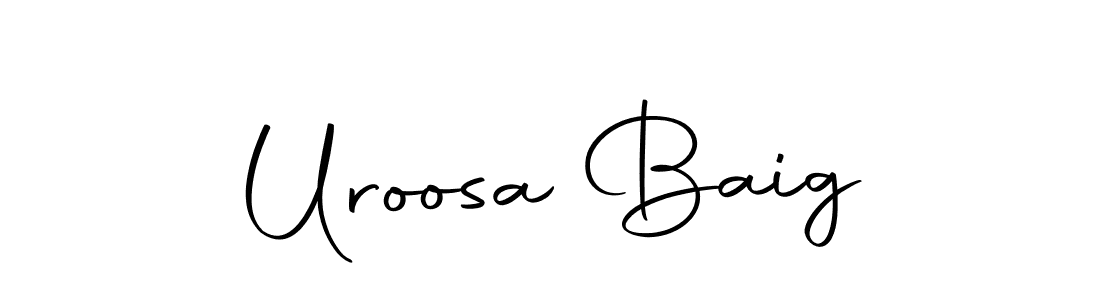 Here are the top 10 professional signature styles for the name Uroosa Baig. These are the best autograph styles you can use for your name. Uroosa Baig signature style 10 images and pictures png