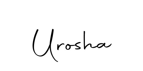 Create a beautiful signature design for name Urosha. With this signature (Autography-DOLnW) fonts, you can make a handwritten signature for free. Urosha signature style 10 images and pictures png