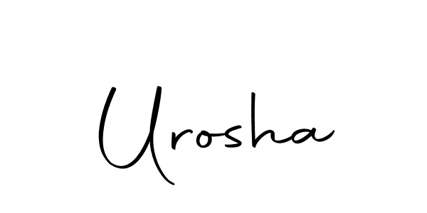 Create a beautiful signature design for name Urosha. With this signature (Autography-DOLnW) fonts, you can make a handwritten signature for free. Urosha signature style 10 images and pictures png