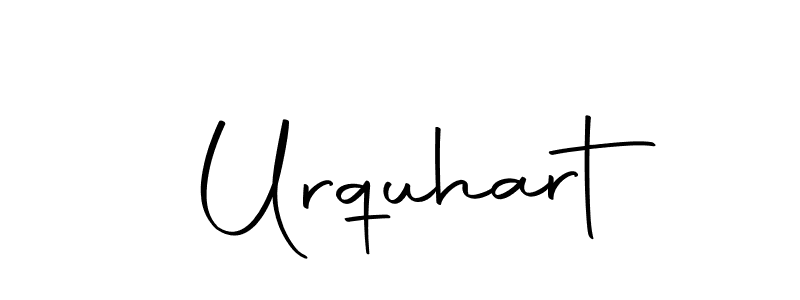 You should practise on your own different ways (Autography-DOLnW) to write your name (Urquhart) in signature. don't let someone else do it for you. Urquhart signature style 10 images and pictures png