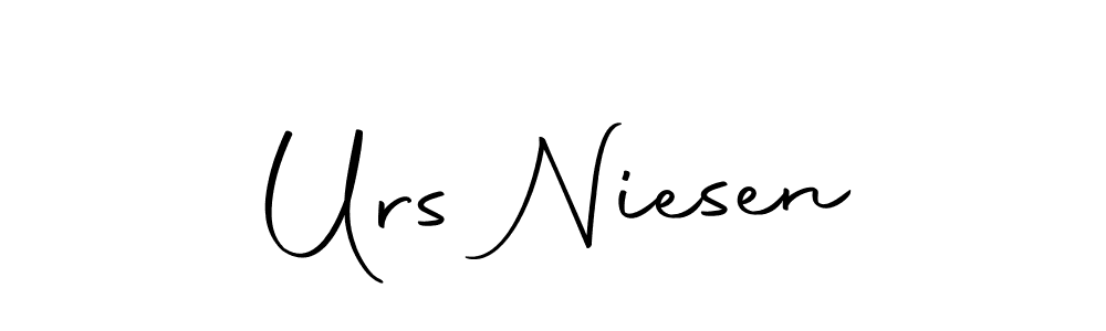 Design your own signature with our free online signature maker. With this signature software, you can create a handwritten (Autography-DOLnW) signature for name Urs Niesen. Urs Niesen signature style 10 images and pictures png