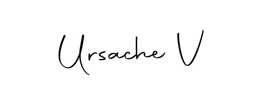 How to make Ursache V signature? Autography-DOLnW is a professional autograph style. Create handwritten signature for Ursache V name. Ursache V signature style 10 images and pictures png