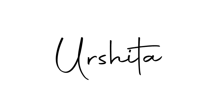 Use a signature maker to create a handwritten signature online. With this signature software, you can design (Autography-DOLnW) your own signature for name Urshita. Urshita signature style 10 images and pictures png