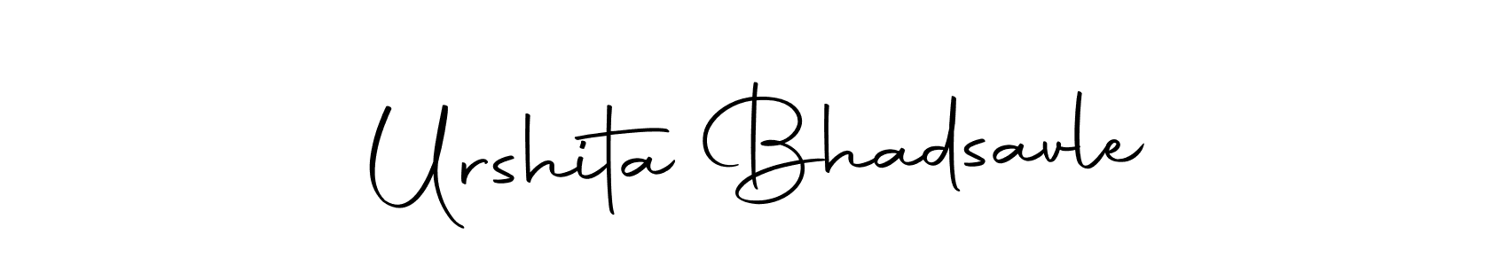 Make a short Urshita Bhadsavle signature style. Manage your documents anywhere anytime using Autography-DOLnW. Create and add eSignatures, submit forms, share and send files easily. Urshita Bhadsavle signature style 10 images and pictures png