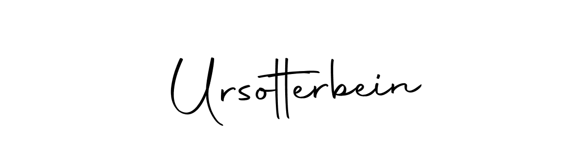 You should practise on your own different ways (Autography-DOLnW) to write your name (Ursotterbein) in signature. don't let someone else do it for you. Ursotterbein signature style 10 images and pictures png