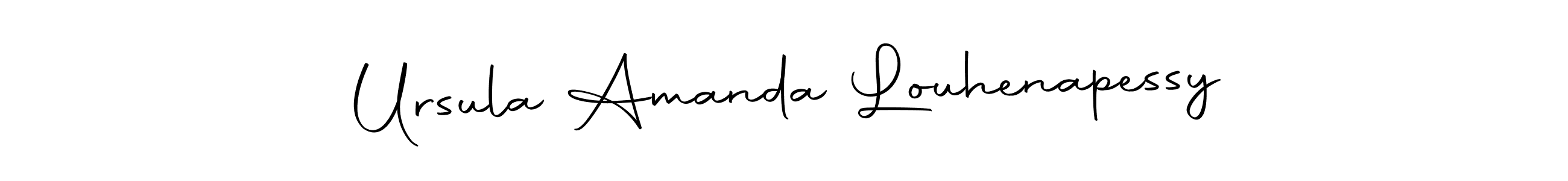 if you are searching for the best signature style for your name Ursula Amanda Louhenapessy. so please give up your signature search. here we have designed multiple signature styles  using Autography-DOLnW. Ursula Amanda Louhenapessy signature style 10 images and pictures png