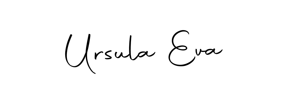 Make a beautiful signature design for name Ursula Eva. Use this online signature maker to create a handwritten signature for free. Ursula Eva signature style 10 images and pictures png