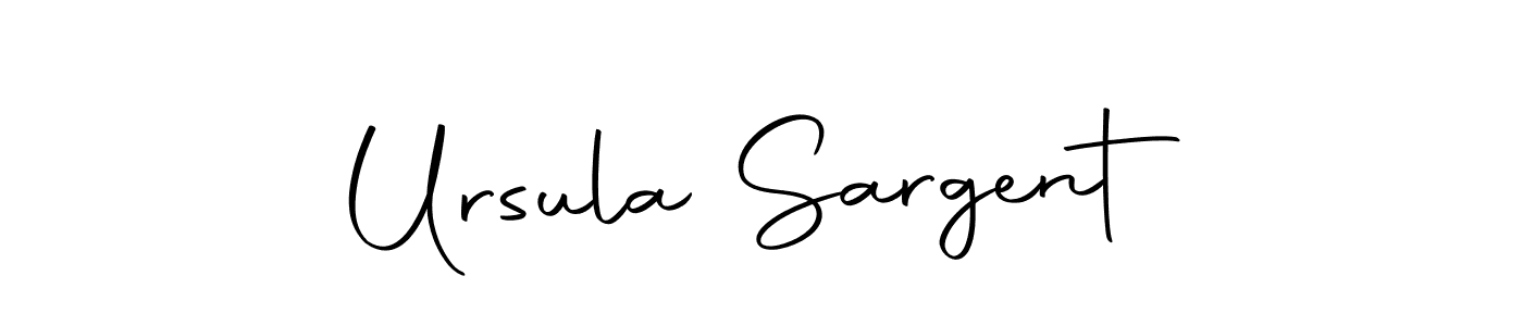 The best way (Autography-DOLnW) to make a short signature is to pick only two or three words in your name. The name Ursula Sargent include a total of six letters. For converting this name. Ursula Sargent signature style 10 images and pictures png