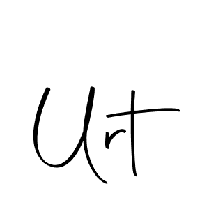 Urt stylish signature style. Best Handwritten Sign (Autography-DOLnW) for my name. Handwritten Signature Collection Ideas for my name Urt. Urt signature style 10 images and pictures png