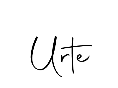 Make a short Urte signature style. Manage your documents anywhere anytime using Autography-DOLnW. Create and add eSignatures, submit forms, share and send files easily. Urte signature style 10 images and pictures png