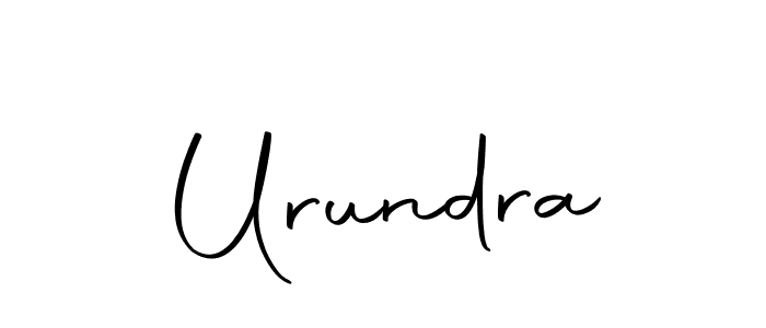 How to make Urundra name signature. Use Autography-DOLnW style for creating short signs online. This is the latest handwritten sign. Urundra signature style 10 images and pictures png