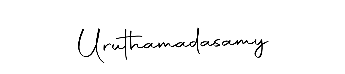 Use a signature maker to create a handwritten signature online. With this signature software, you can design (Autography-DOLnW) your own signature for name Uruthamadasamy. Uruthamadasamy signature style 10 images and pictures png