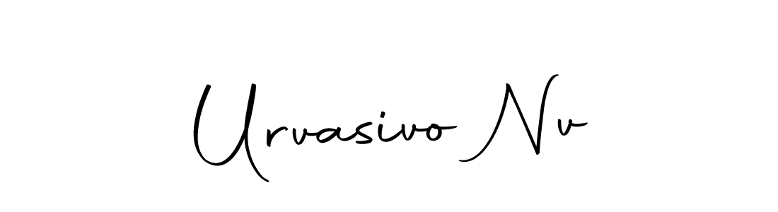 Use a signature maker to create a handwritten signature online. With this signature software, you can design (Autography-DOLnW) your own signature for name Urvasivo Nv. Urvasivo Nv signature style 10 images and pictures png