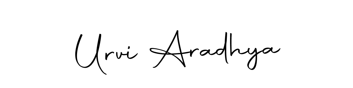 if you are searching for the best signature style for your name Urvi Aradhya. so please give up your signature search. here we have designed multiple signature styles  using Autography-DOLnW. Urvi Aradhya signature style 10 images and pictures png