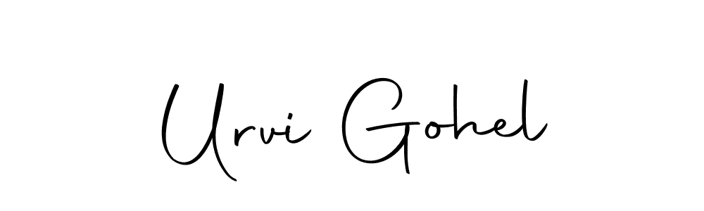 Make a beautiful signature design for name Urvi Gohel. With this signature (Autography-DOLnW) style, you can create a handwritten signature for free. Urvi Gohel signature style 10 images and pictures png