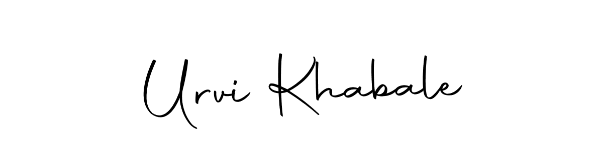 It looks lik you need a new signature style for name Urvi Khabale. Design unique handwritten (Autography-DOLnW) signature with our free signature maker in just a few clicks. Urvi Khabale signature style 10 images and pictures png