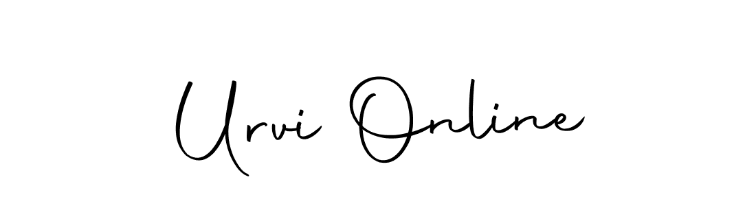 Create a beautiful signature design for name Urvi Online. With this signature (Autography-DOLnW) fonts, you can make a handwritten signature for free. Urvi Online signature style 10 images and pictures png