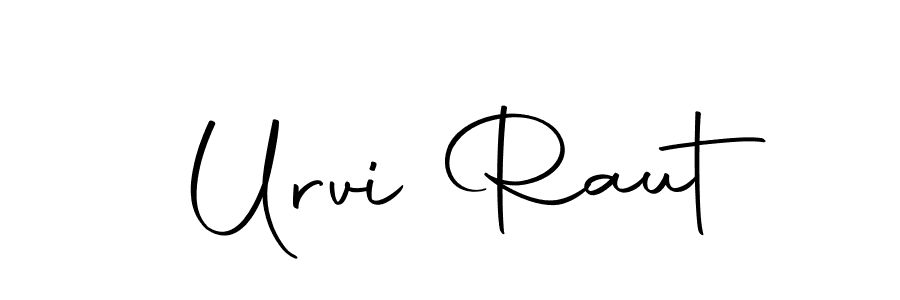 How to make Urvi Raut name signature. Use Autography-DOLnW style for creating short signs online. This is the latest handwritten sign. Urvi Raut signature style 10 images and pictures png