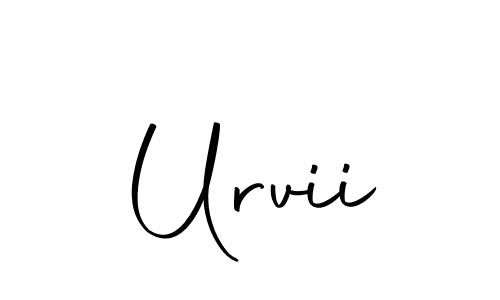 Similarly Autography-DOLnW is the best handwritten signature design. Signature creator online .You can use it as an online autograph creator for name Urvii. Urvii signature style 10 images and pictures png
