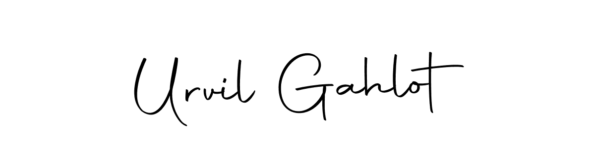 if you are searching for the best signature style for your name Urvil Gahlot. so please give up your signature search. here we have designed multiple signature styles  using Autography-DOLnW. Urvil Gahlot signature style 10 images and pictures png