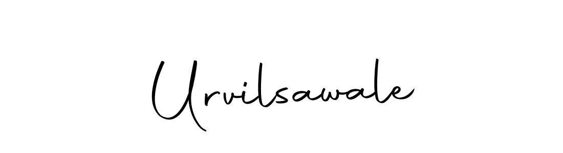 Create a beautiful signature design for name Urvilsawale. With this signature (Autography-DOLnW) fonts, you can make a handwritten signature for free. Urvilsawale signature style 10 images and pictures png