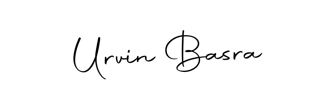 You should practise on your own different ways (Autography-DOLnW) to write your name (Urvin Basra) in signature. don't let someone else do it for you. Urvin Basra signature style 10 images and pictures png