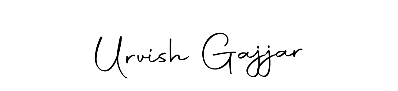 How to make Urvish Gajjar signature? Autography-DOLnW is a professional autograph style. Create handwritten signature for Urvish Gajjar name. Urvish Gajjar signature style 10 images and pictures png