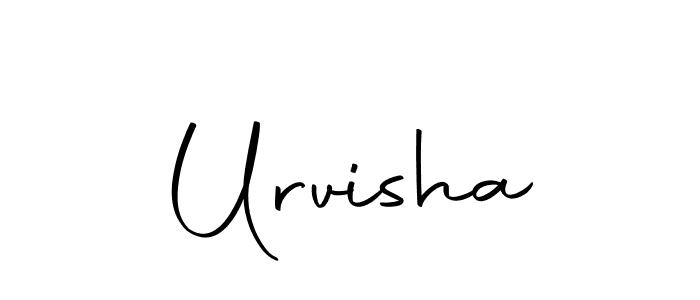 Design your own signature with our free online signature maker. With this signature software, you can create a handwritten (Autography-DOLnW) signature for name Urvisha. Urvisha signature style 10 images and pictures png