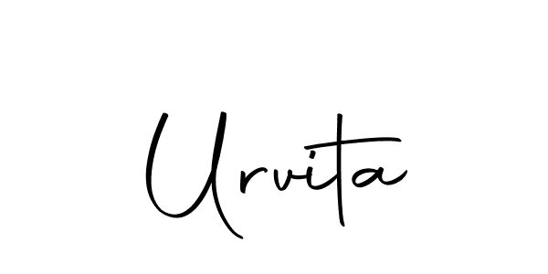 Design your own signature with our free online signature maker. With this signature software, you can create a handwritten (Autography-DOLnW) signature for name Urvita. Urvita signature style 10 images and pictures png