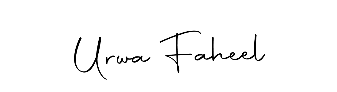 if you are searching for the best signature style for your name Urwa Faheel. so please give up your signature search. here we have designed multiple signature styles  using Autography-DOLnW. Urwa Faheel signature style 10 images and pictures png