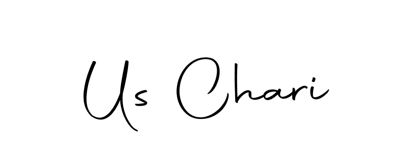 Create a beautiful signature design for name Us Chari. With this signature (Autography-DOLnW) fonts, you can make a handwritten signature for free. Us Chari signature style 10 images and pictures png