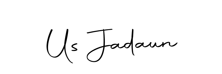 Also we have Us Jadaun name is the best signature style. Create professional handwritten signature collection using Autography-DOLnW autograph style. Us Jadaun signature style 10 images and pictures png