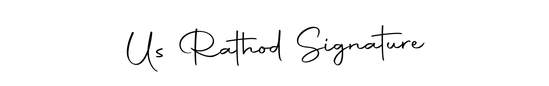 Use a signature maker to create a handwritten signature online. With this signature software, you can design (Autography-DOLnW) your own signature for name Us Rathod Signature. Us Rathod Signature signature style 10 images and pictures png
