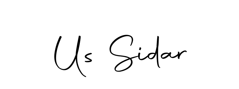Create a beautiful signature design for name Us Sidar. With this signature (Autography-DOLnW) fonts, you can make a handwritten signature for free. Us Sidar signature style 10 images and pictures png