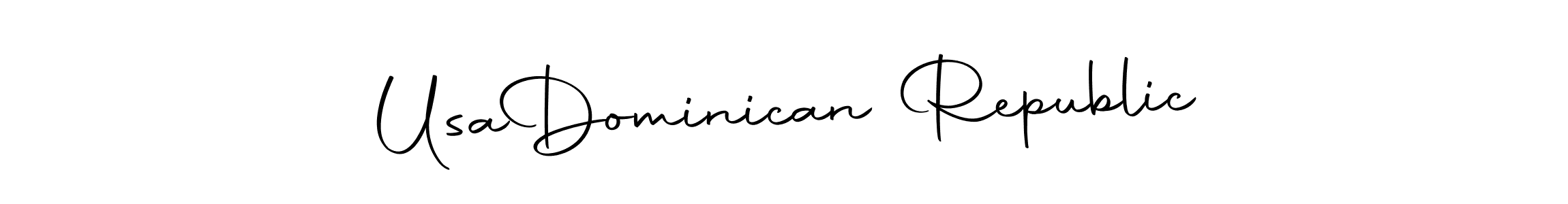 Usa  Dominican Republic stylish signature style. Best Handwritten Sign (Autography-DOLnW) for my name. Handwritten Signature Collection Ideas for my name Usa  Dominican Republic. Usa  Dominican Republic signature style 10 images and pictures png