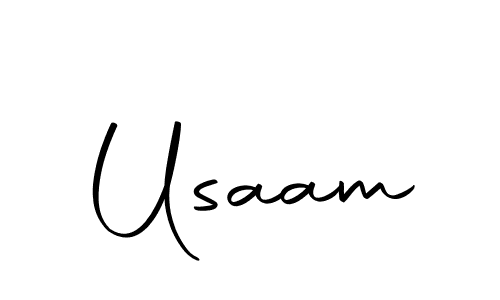 How to make Usaam signature? Autography-DOLnW is a professional autograph style. Create handwritten signature for Usaam name. Usaam signature style 10 images and pictures png