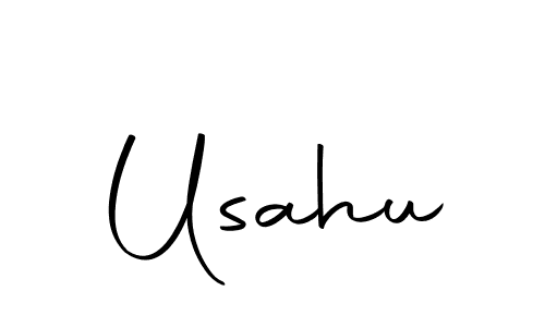 Create a beautiful signature design for name Usahu. With this signature (Autography-DOLnW) fonts, you can make a handwritten signature for free. Usahu signature style 10 images and pictures png