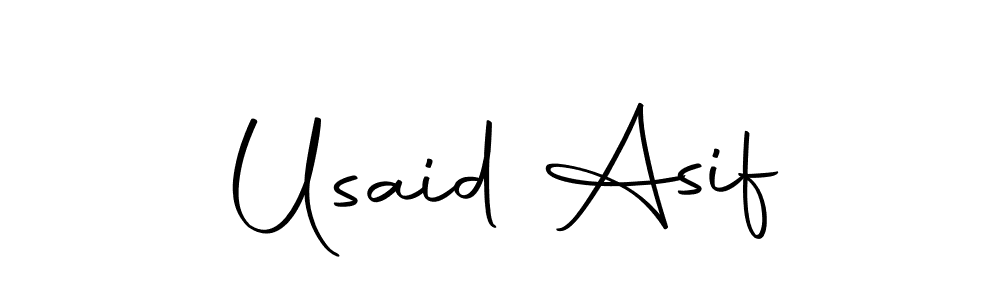 You can use this online signature creator to create a handwritten signature for the name Usaid Asif. This is the best online autograph maker. Usaid Asif signature style 10 images and pictures png