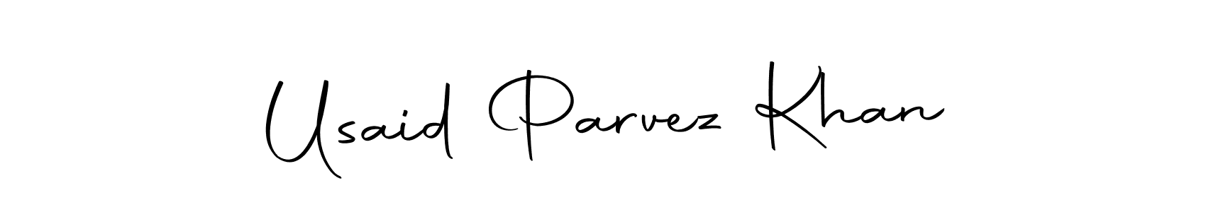 You can use this online signature creator to create a handwritten signature for the name Usaid Parvez Khan. This is the best online autograph maker. Usaid Parvez Khan signature style 10 images and pictures png